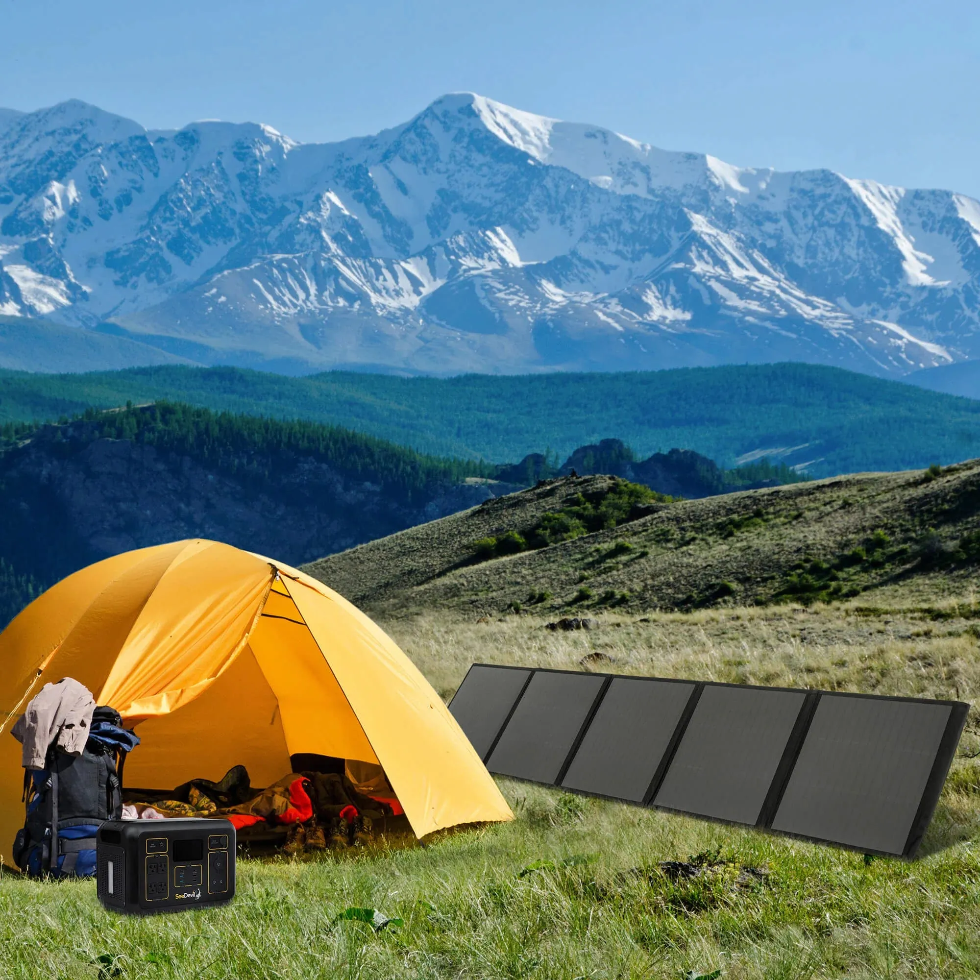 See Devil 2000W Solar Generator Combo