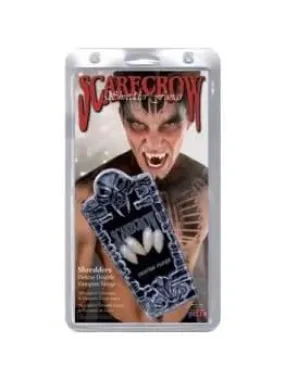 Shredders Deluxe Double Vampire Fangs - Scarecrow