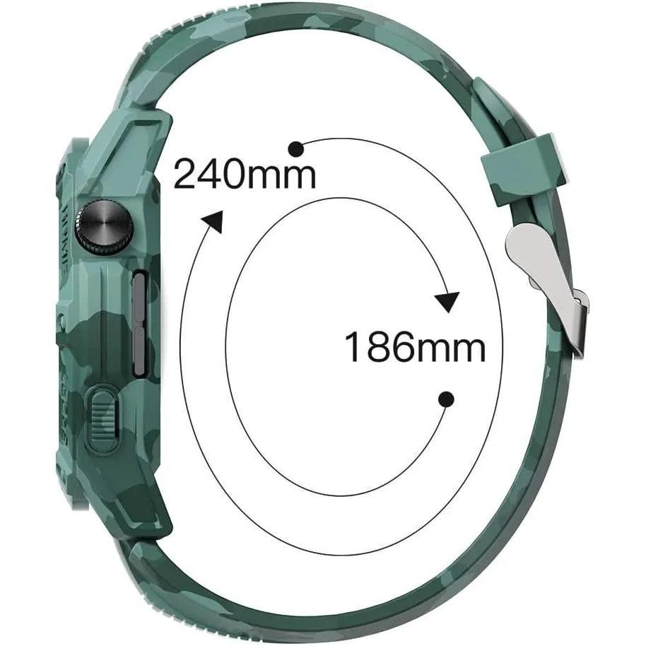 SIKAI for Huawei Watch GT3 46mm - Protective Case and Replacement Band Set in Camouflage Desig