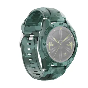 SIKAI for Huawei Watch GT3 46mm - Protective Case and Replacement Band Set in Camouflage Desig