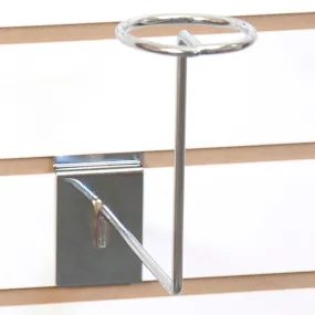 Slatwall Millinery Display - Chrome