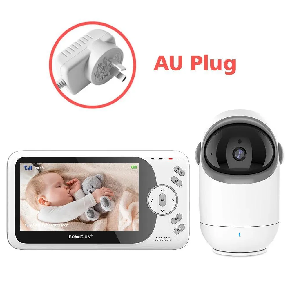 Smart Wireless Baby Monitor with Night Vision & Two-Way Audio