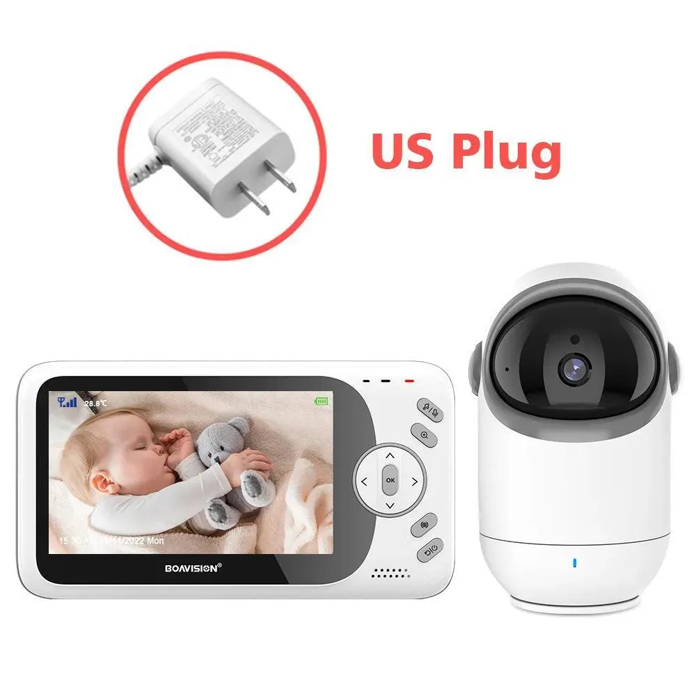 Smart Wireless Baby Monitor with Night Vision & Two-Way Audio