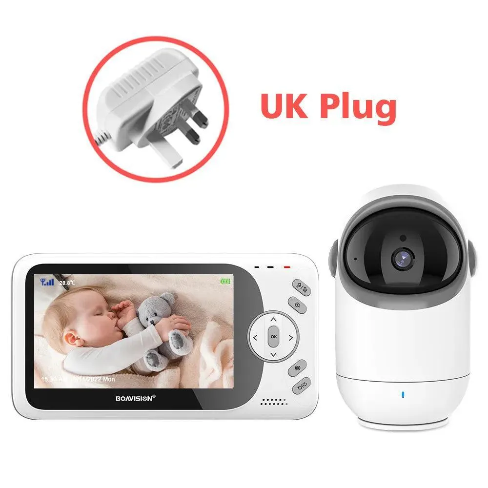 Smart Wireless Baby Monitor with Night Vision & Two-Way Audio
