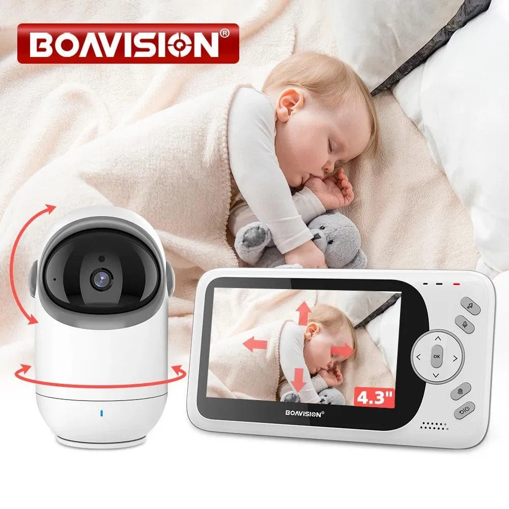 Smart Wireless Baby Monitor with Night Vision & Two-Way Audio