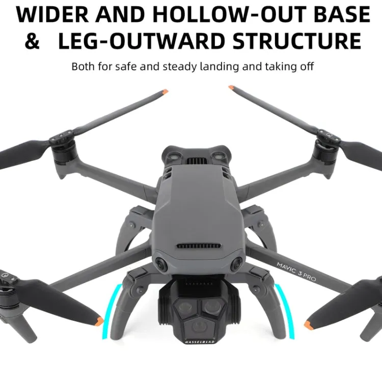 Sunnylife M3P-LG582 For DJI Mavic 3 Pro Folding Increases Tripod Protection Support Spider Landing Rack(Dual Color)