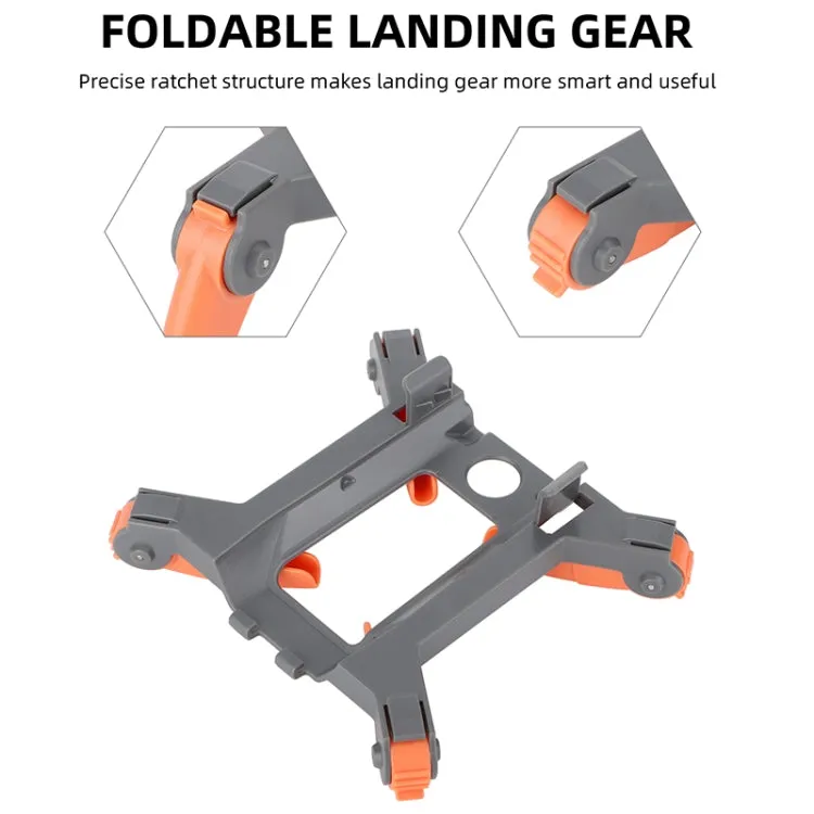 Sunnylife M3P-LG582 For DJI Mavic 3 Pro Folding Increases Tripod Protection Support Spider Landing Rack(Dual Color)