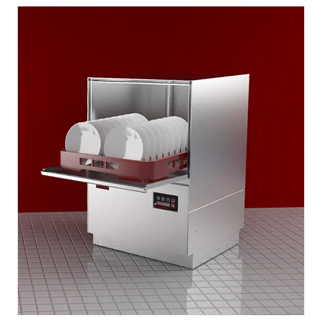 Swissh 25PLC Undercounter Electric Dishwasher with Digital Control - 48 Racks/Hour
