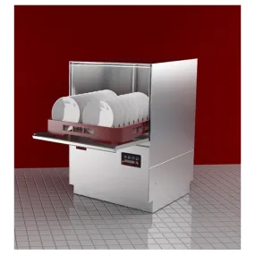 Swissh 25PLC Undercounter Electric Dishwasher with Digital Control - 48 Racks/Hour