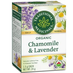 Traditional Medicinals Organic Chamomile & Lavender 16 Tea Bags