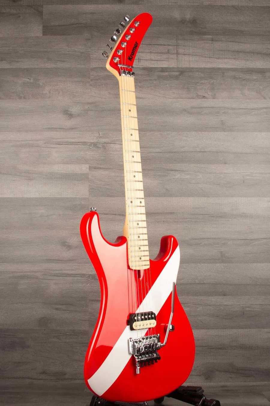 USED - Kramer The 84  Red Diver/Down Stripe