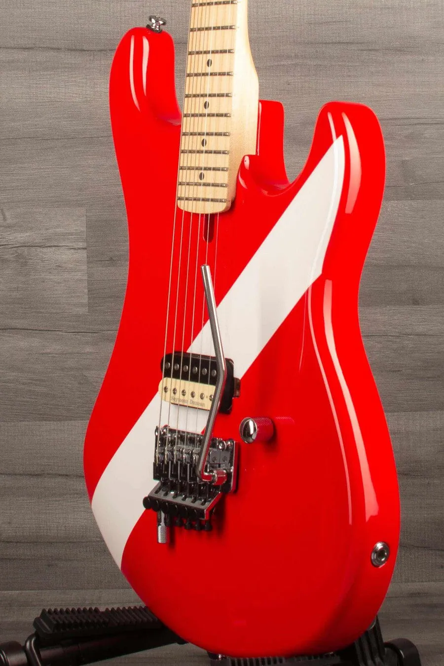 USED - Kramer The 84  Red Diver/Down Stripe