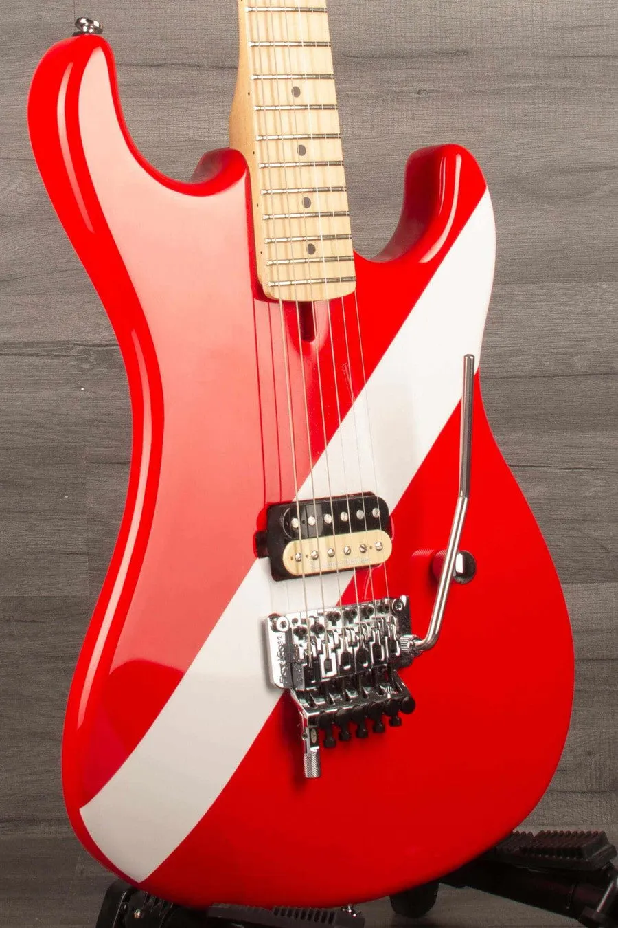 USED - Kramer The 84  Red Diver/Down Stripe