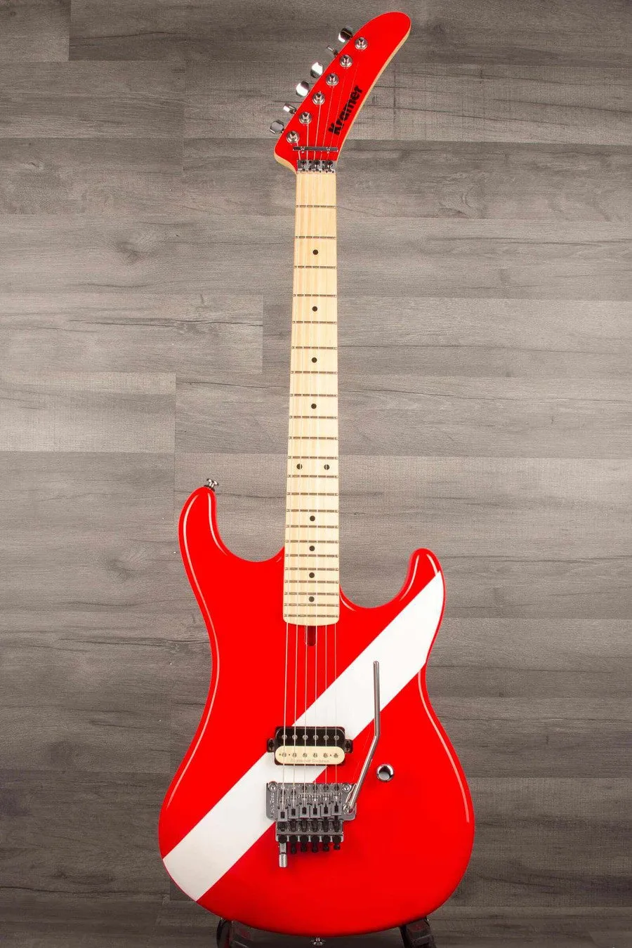 USED - Kramer The 84  Red Diver/Down Stripe