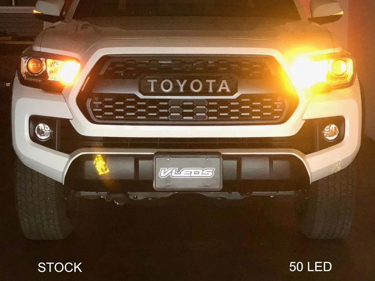 VLEDS 50 LED High Visibility Amber Turn Signal Bulbs   Hyperflash Kit For 4Runner (2010-2024)