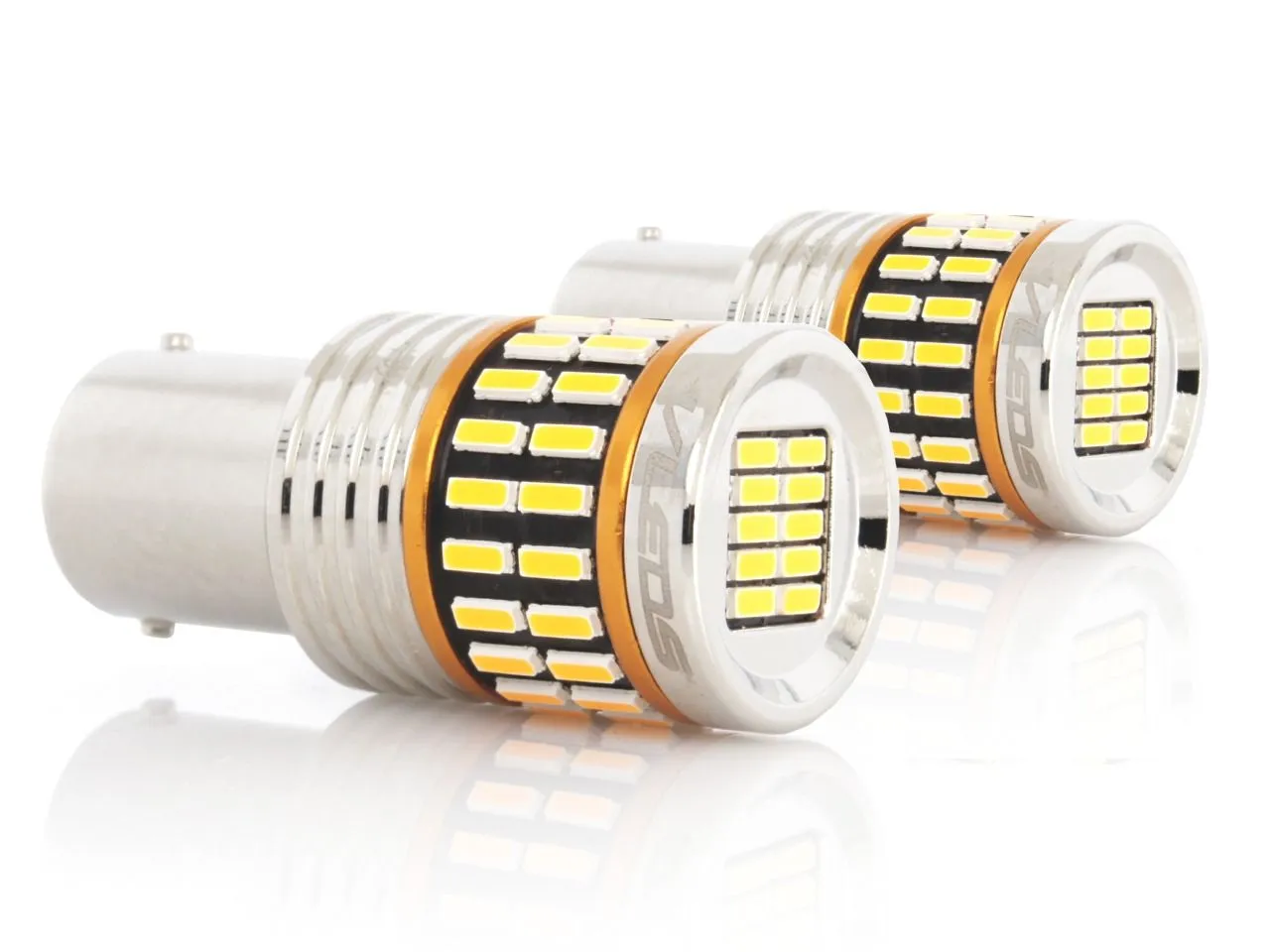 VLEDS 50 LED High Visibility Amber Turn Signal Bulbs   Hyperflash Kit For 4Runner (2010-2024)