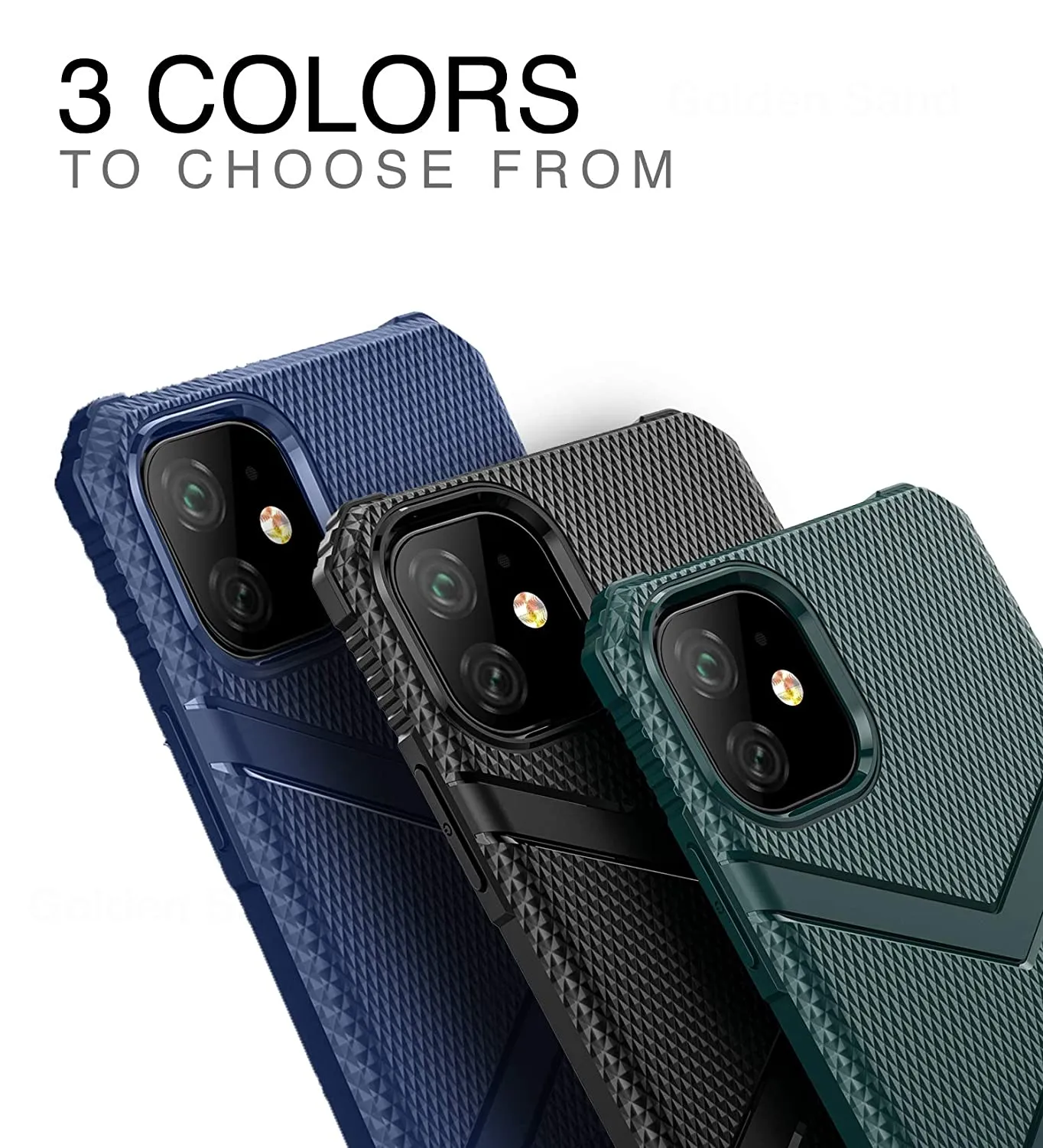 X-Armor Military Series Shock Proof Back Cover for Apple iPhone 11 6.1 inch, Blue