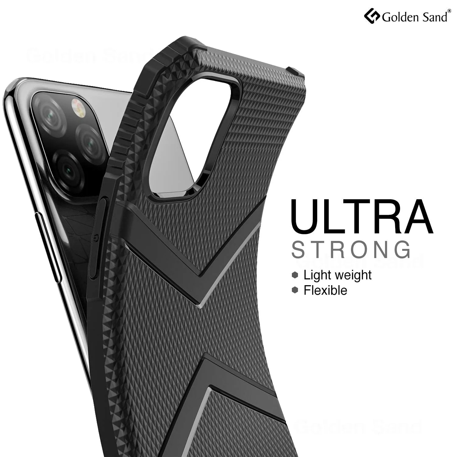 X-Armor Military Series Shock Proof Back Cover for Apple iPhone 11 Pro Max 6.5 inch, Black
